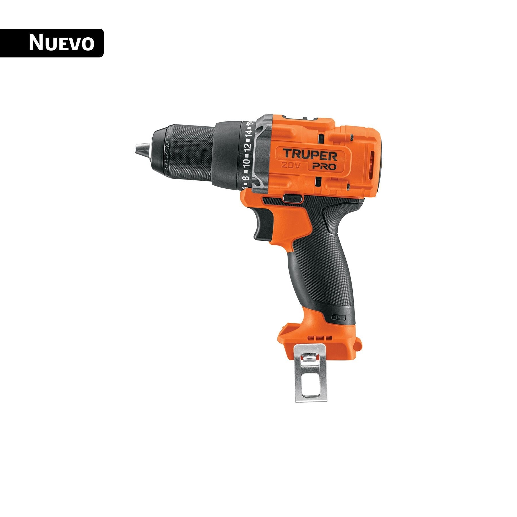 Taladro Destornillador Inalámbrico TRUPER PRO 20V 1/2" Motor Brushless