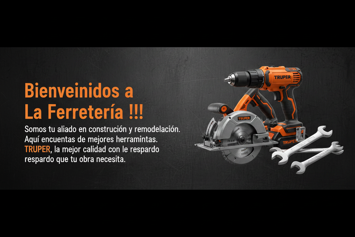 Hero Banner La Ferretería - Texto Corregido